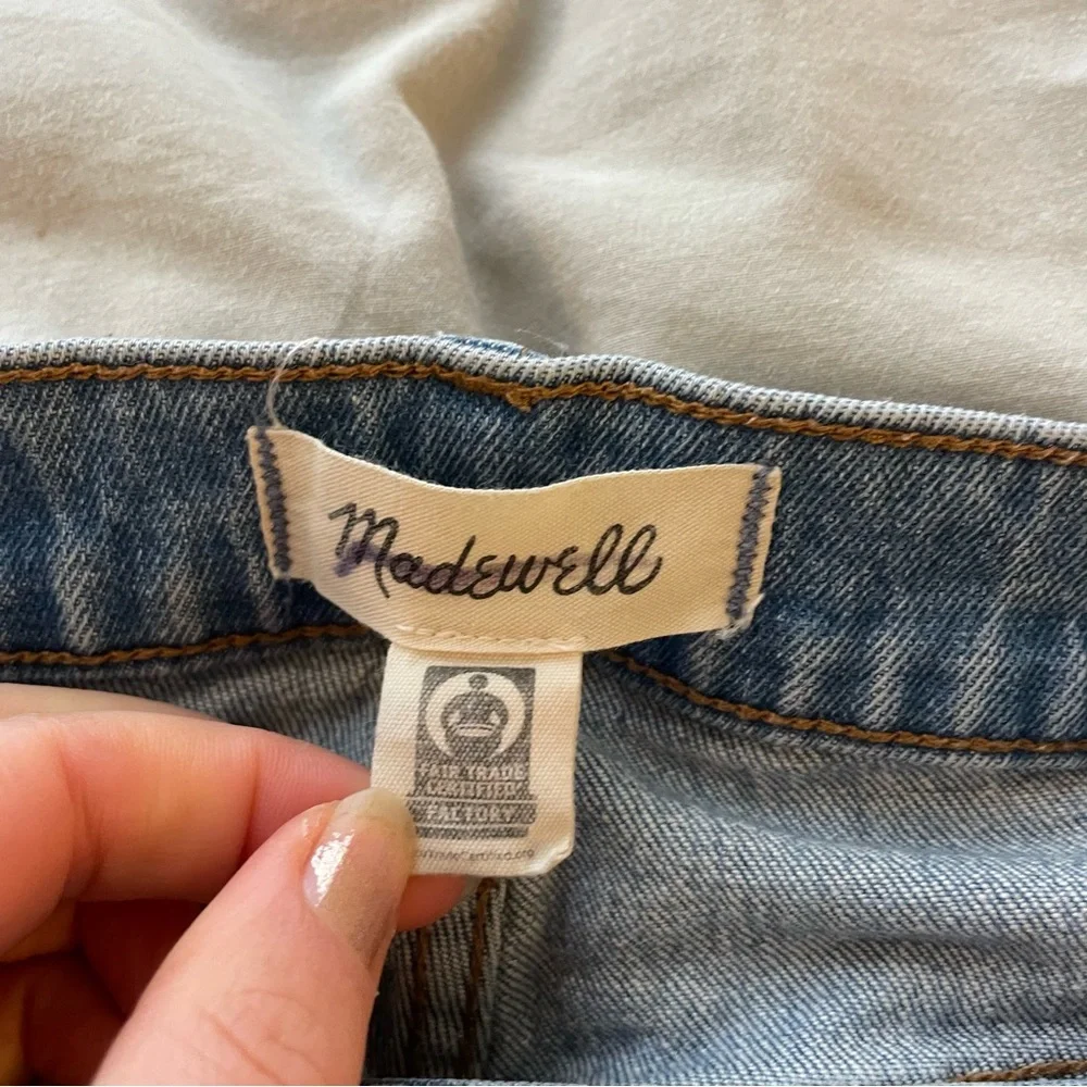 Madewell The Perfect Vintage Wide-Leg Crop Jean Knoxville Wash Size 26 - Picture 10 of 12